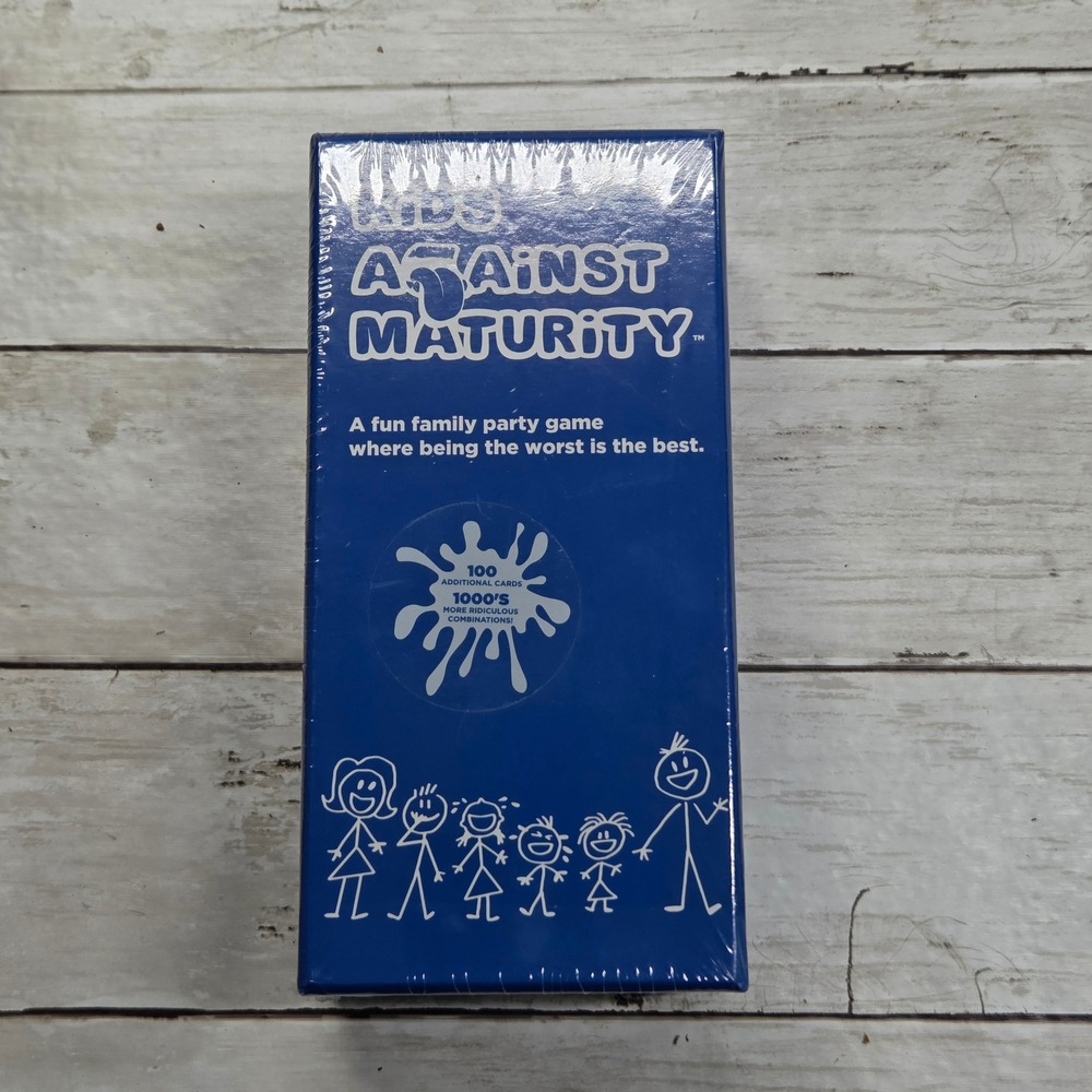 Kids Against Maturity Card Game Family Party Set Blue 600 Cards Ages 10+ NEW